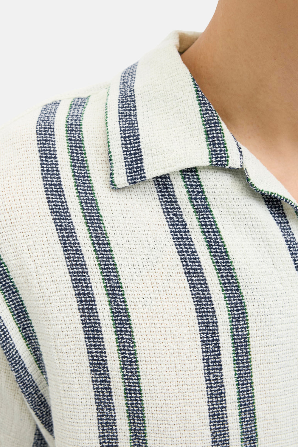 Chemise (manches courtes) Écru - ORIGINALS BY JACK & JONES