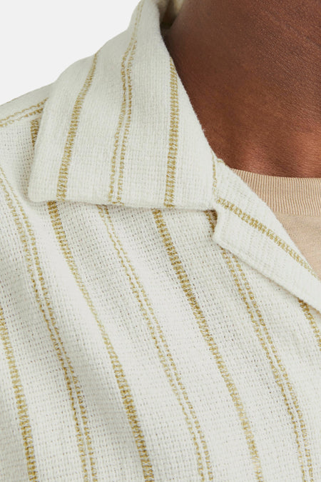 Chemise à manches courtes - Écru