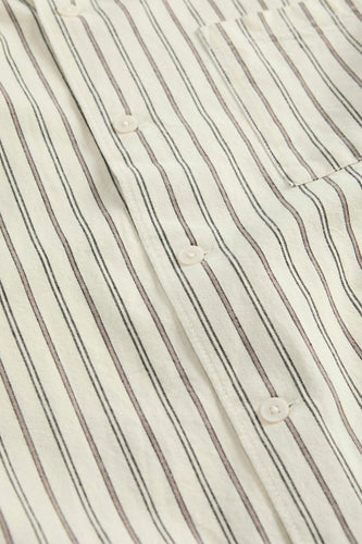 Chemise à manches longues - écru