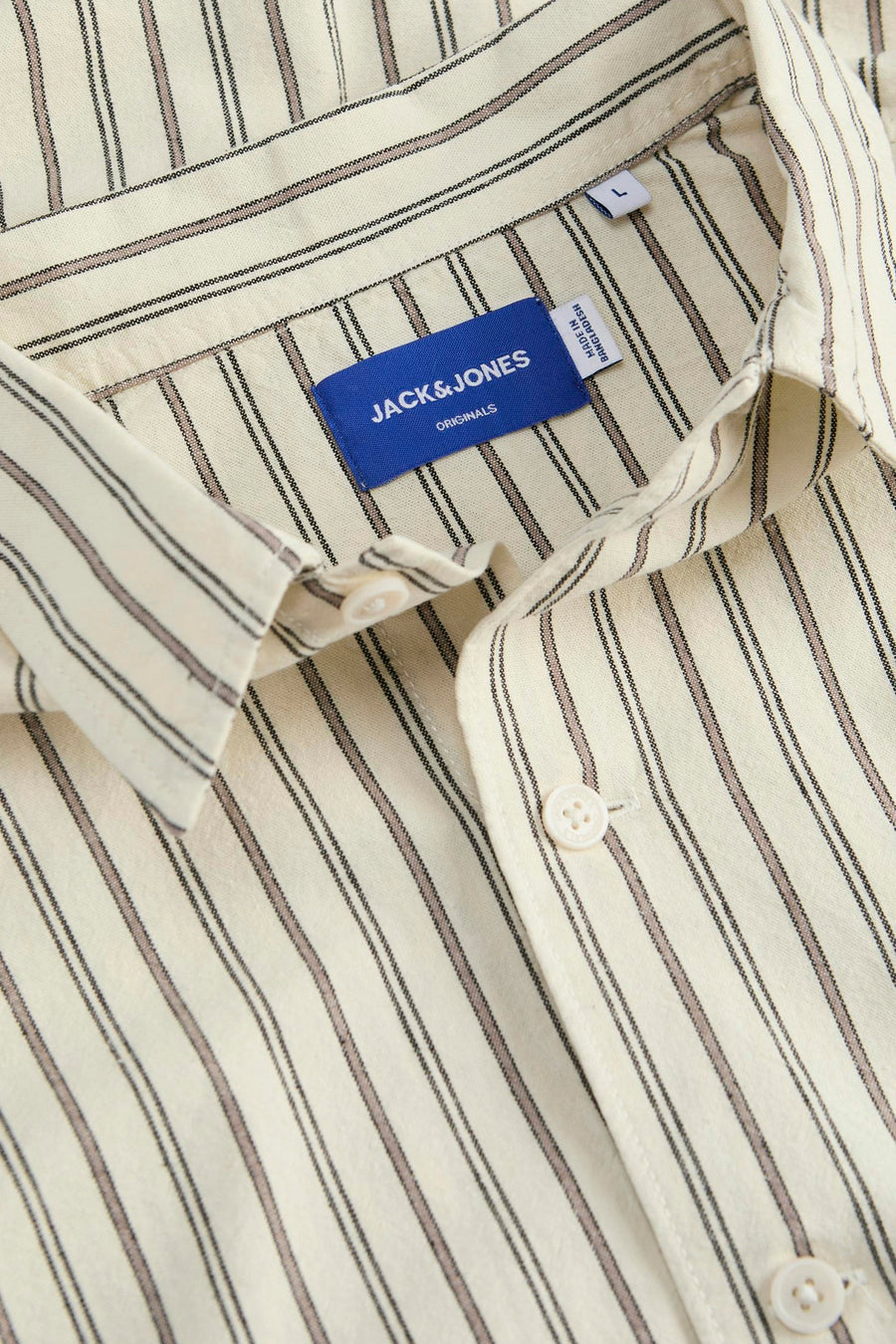 Chemise à manches longues - écru - ORIGINALS BY JACK & JONES