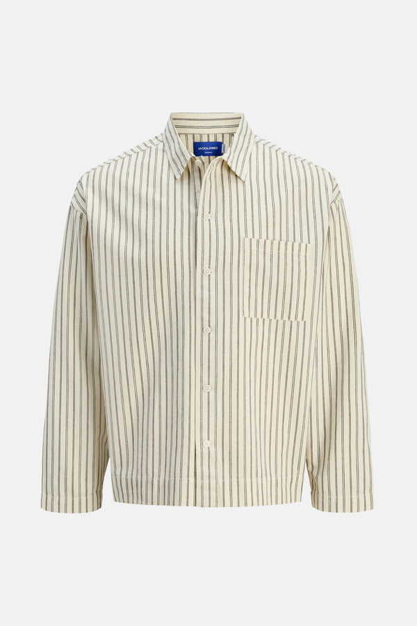 Chemise (manches longues) Écru - ORIGINALS BY JACK & JONES