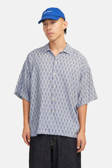 Chemise (manches courtes) Bleu - ORIGINALS BY JACK & JONES