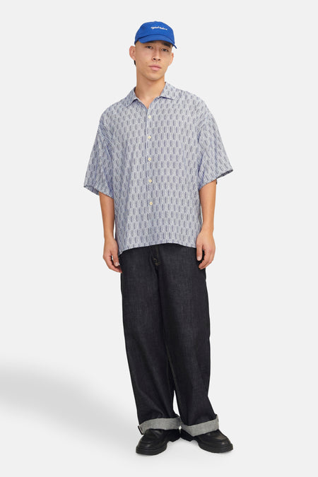 Chemise à manches courtes - bleu