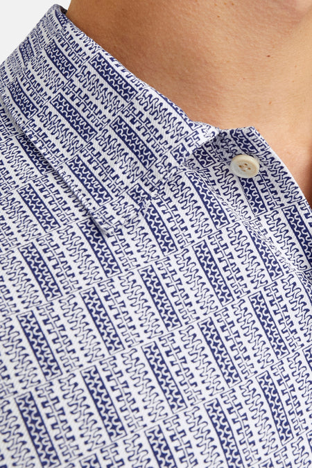 Chemise à manches courtes - bleu