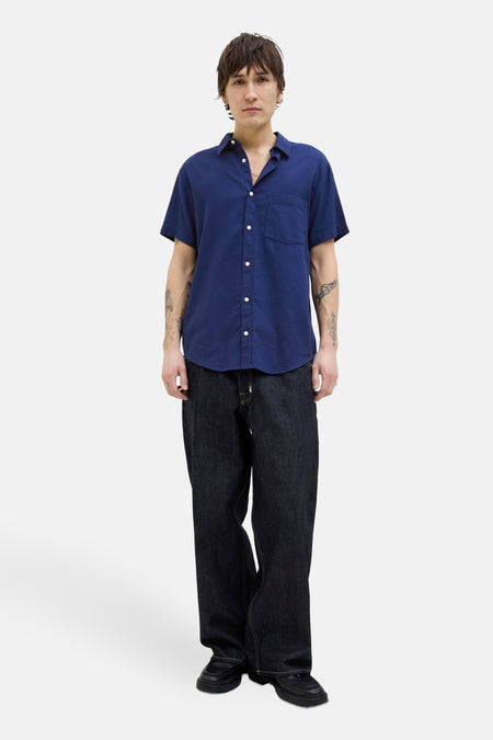 Chemise (manches courtes) Bleu - ORIGINALS BY JACK & JONES