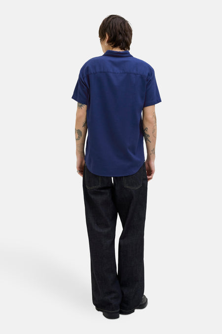 Chemise (manches courtes) Bleu - ORIGINALS BY JACK & JONES