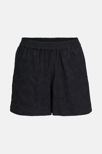 Short noir de JJXX avec ce taille é é et et une texture texture texture géétrique.