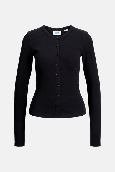 JXFIFI LS RIB CARDIGAN JRS
