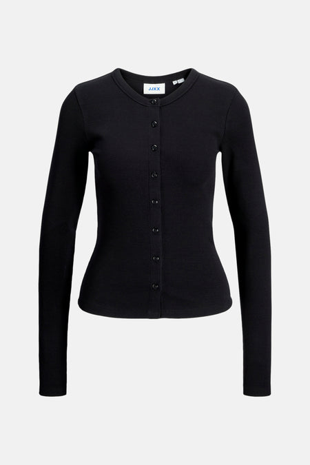 JXFIFI LS RIB CARDIGAN JRS