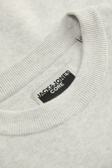 Pull à col rond - gris