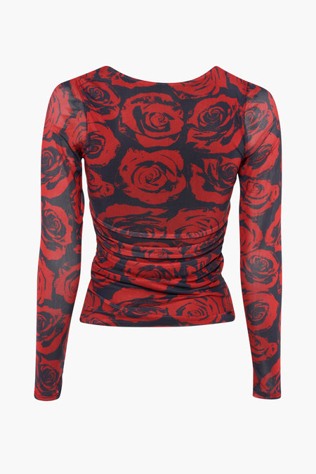 T-shirt à manches longues - rouge