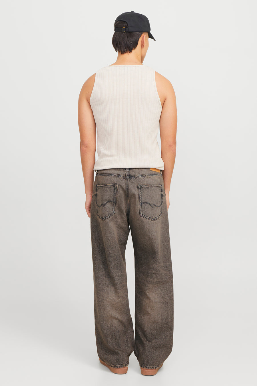 Jeans wide dark grey denim - JACK & JONES JEANS INTELLIGENCE - JACK & JONES JEANS INTELLIGENCE