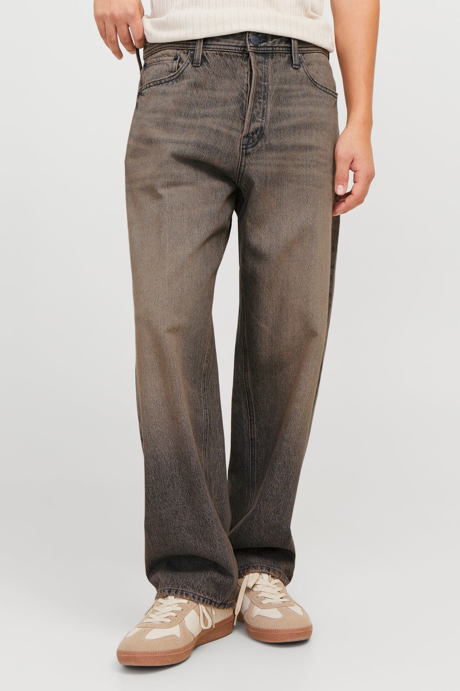 Jeans wide dark grey denim - JACK & JONES JEANS INTELLIGENCE - JACK & JONES JEANS INTELLIGENCE