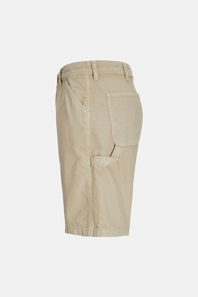 Short beige de JACK & JONES JEANS INTELLIGENCE, avec des poches à l'avant et à l'arrière.