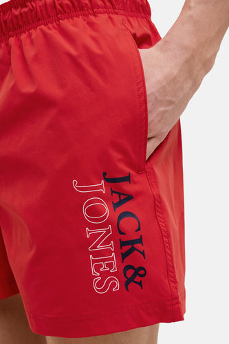 Short de bain - rouge - JACK & JONES JEANS INTELLIGENCE