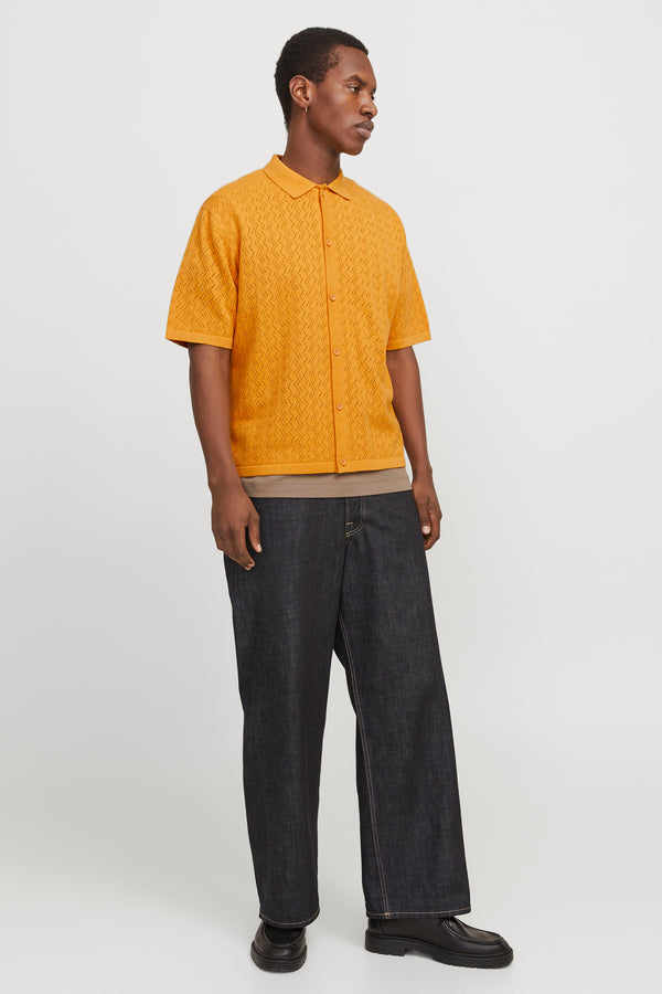 Chemise (manches courtes) Jaune - ORIGINALS BY JACK & JONES