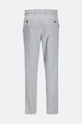 Pantalon de costume gris Jack & Jones Jeans Intelligence, avec des poches arrière et une subtile texture.