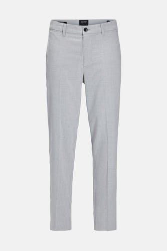 Pantalon de costume gris JACK & JONES JEANS INTELLIGENCE, avec une subtile texture à carreaux.