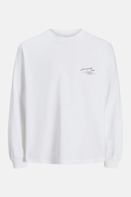 T-shirt (manches longues) Blanc - ORIGINALS BY JACK & JONES