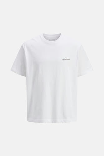T-shirt à manches courtes d'ORIGINALS BY JACK & JONES, avec 'originals studio' en lettres noires.