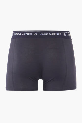 Grijze boxershort van Jack & Jones met een elastische tailleband met merklogo.