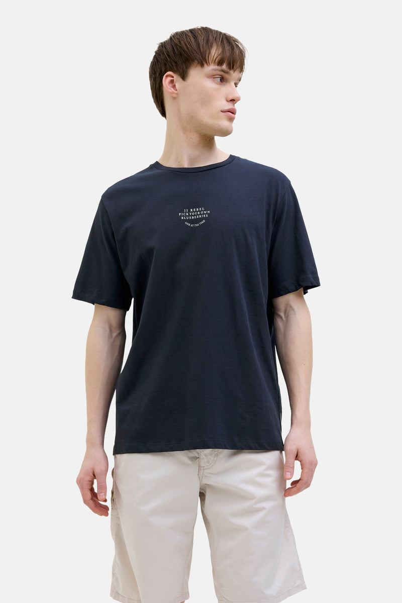 T-shirt (manches courtes) Bleu - JJREBEL