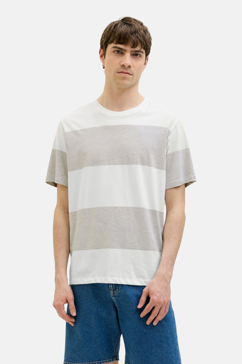 T-shirt (manches courtes) Beige - JJREBEL