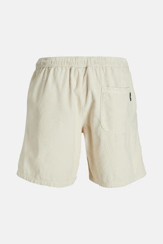 Crème court de JACK & JONES JEANS INTELLIGENCE, avec une ceinture élastique et un poche arrière.