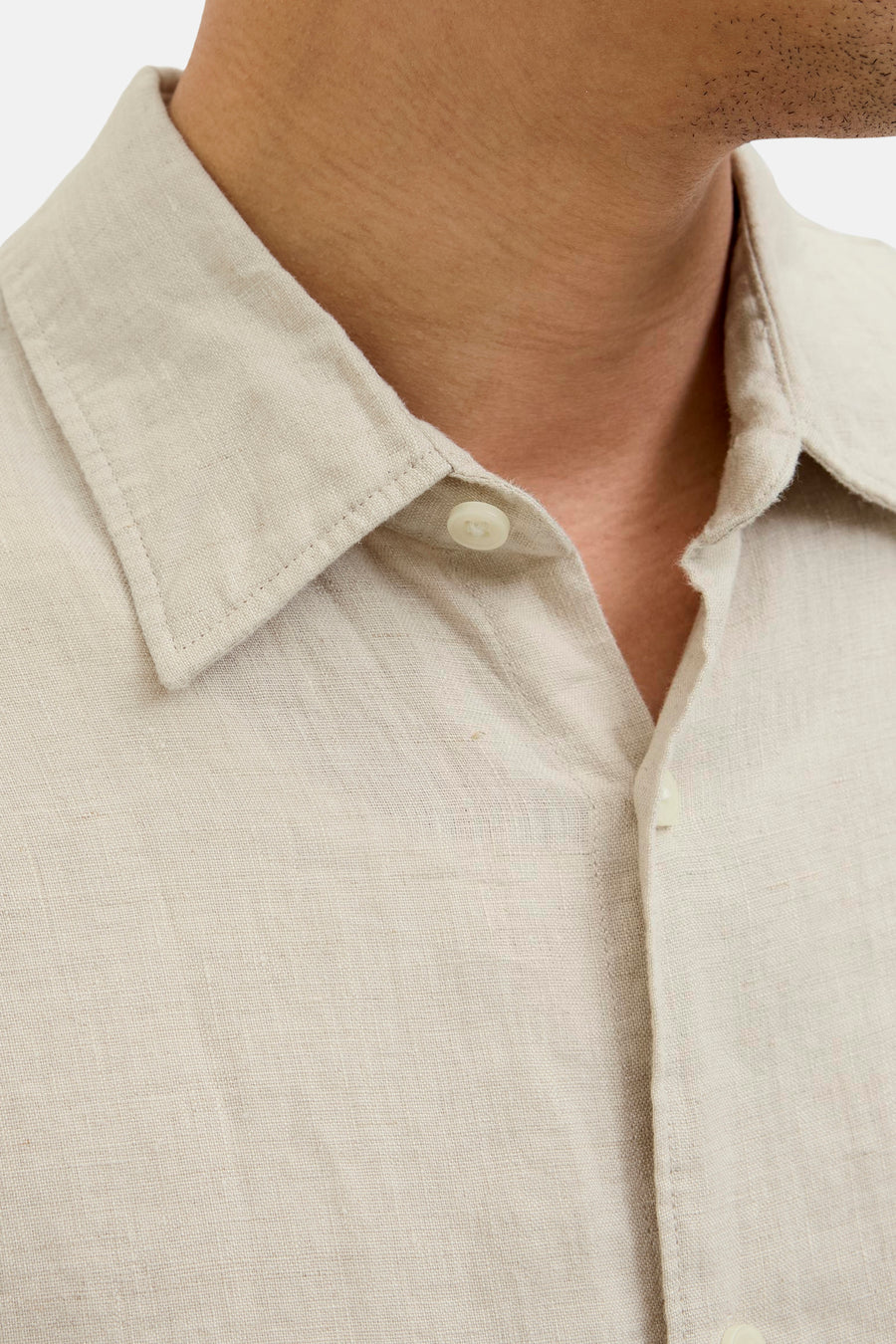 Chemise à manches longues - beige - PREMIUM by JACK & JONES