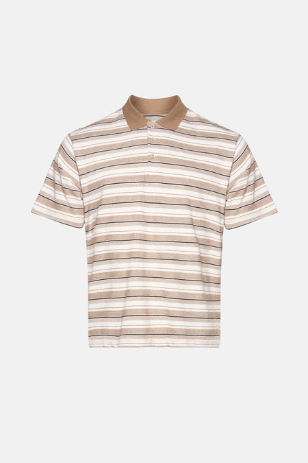 Polo à manches courtes - beige