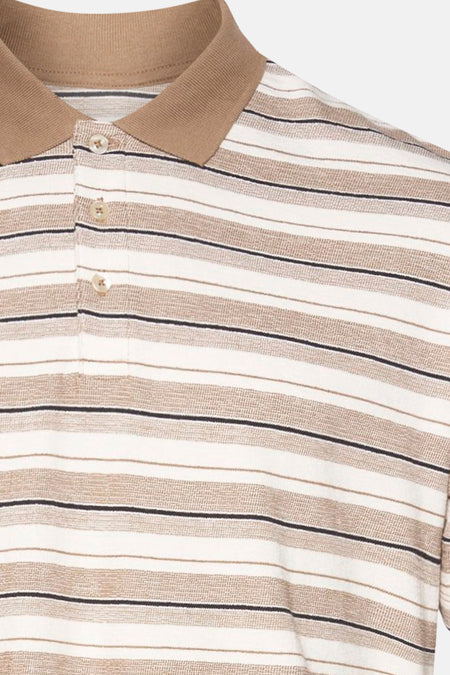 Polo à manches courtes - beige