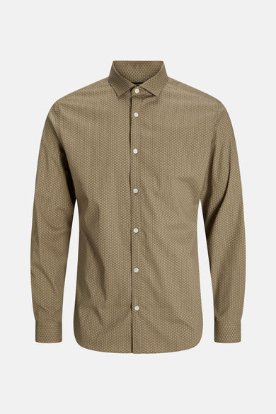 Chemise (manches longues) Brun - PREMIUM by JACK & JONES