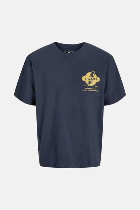 T-shirt (manches courtes) Bleu - PREMIUM BLUE by JACK & JONES