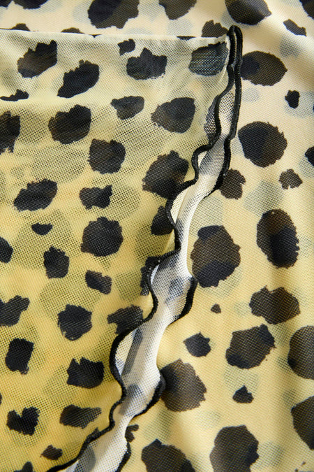 JXBLAKE MESH SS TOP WVN LN