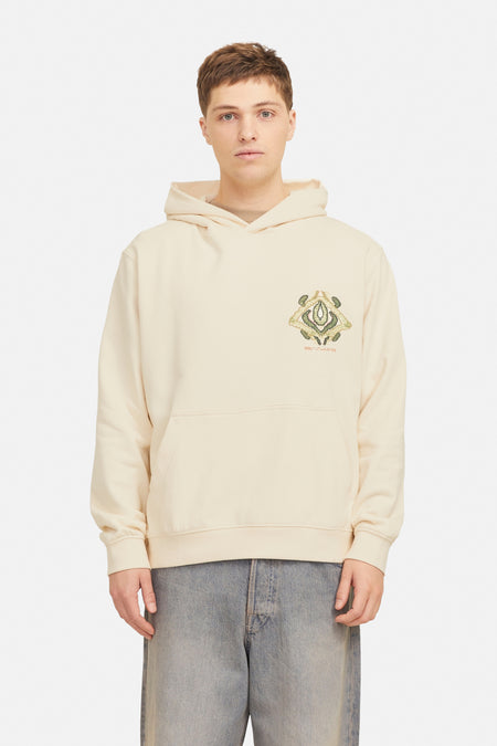 Sweat à capuche Écru - ORIGINALS BY JACK & JONES