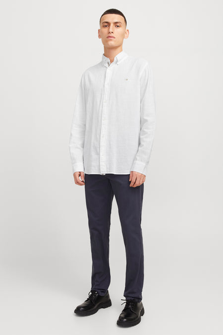 Chemise (manches longues) Blanc - PREMIUM BLUE by JACK & JONES