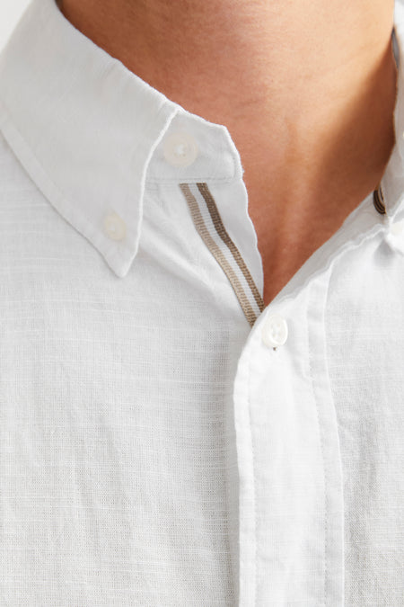 Chemise (manches longues) Blanc - PREMIUM BLUE by JACK & JONES