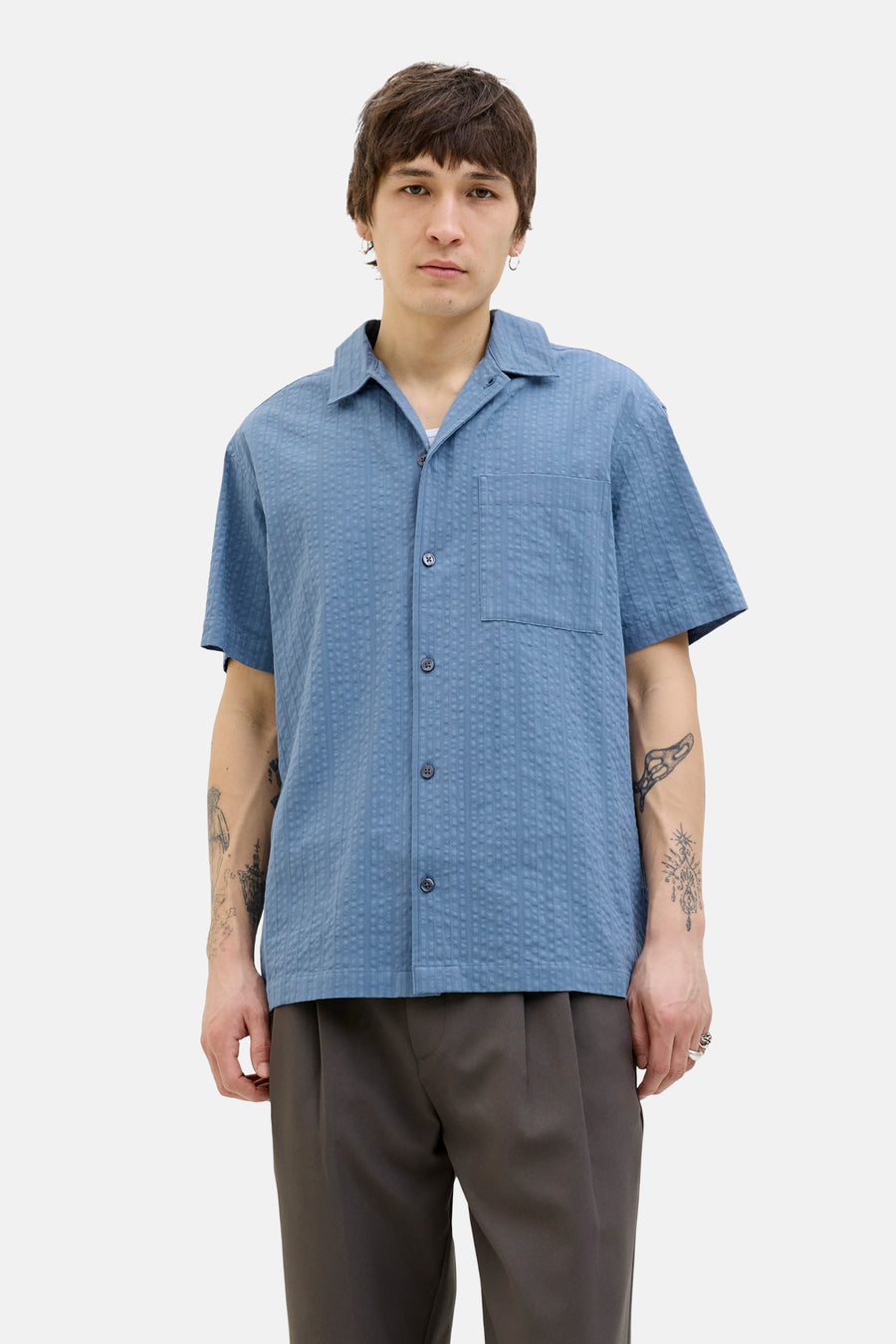 Chemise à manches courtes - bleu - PREMIUM BLUE by JACK & JONES