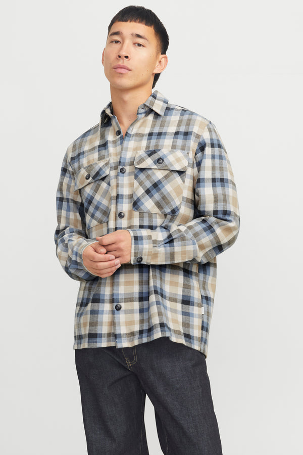 Chemise (manches longues) Bleu - PREMIUM BLUE by JACK & JONES