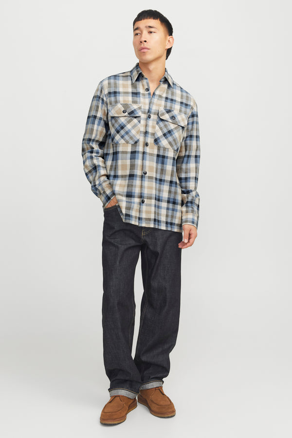 Chemise (manches longues) Bleu - PREMIUM BLUE by JACK & JONES