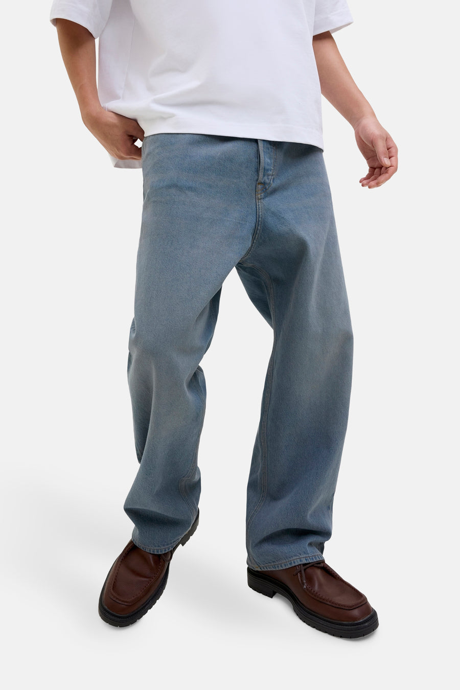 Jeans wide light blue denim - JACK & JONES JEANS INTELLIGENCE - JACK & JONES JEANS INTELLIGENCE