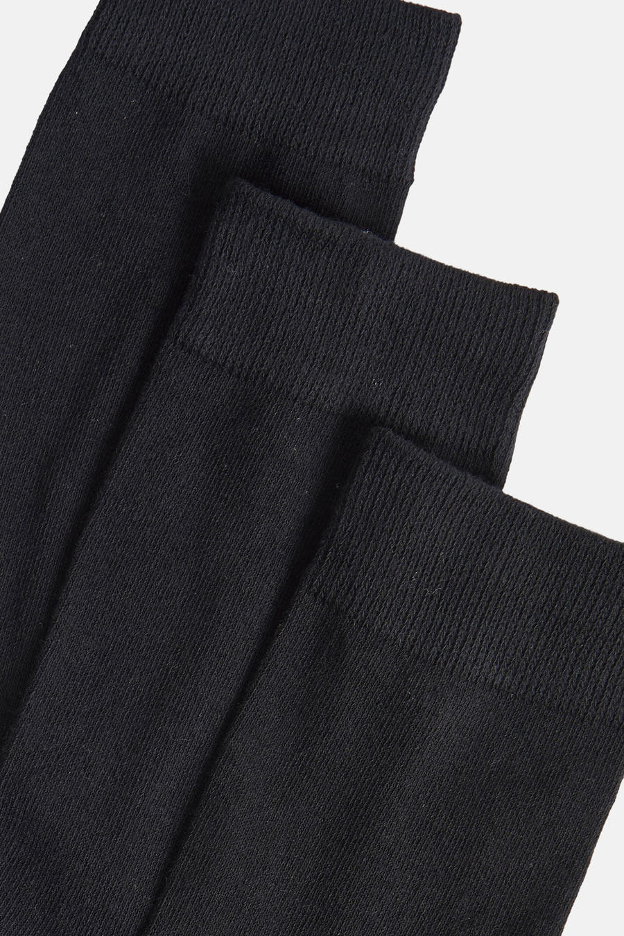 Chaussettes noires d'ACCESSORIES BY JACK & JONES, en multipack et avec une texture côtelée.