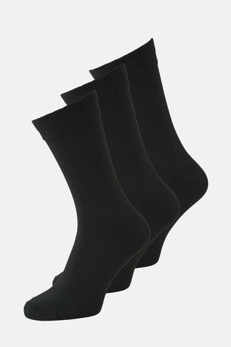 Chaussettes noires d'ACCESSORIES BY JACK & JONES, en une set de trois, de même couleur.