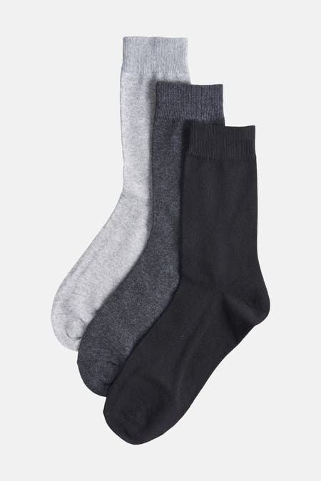 Chaussettes multicolores d'ACCESSORIES BY JACK & JONES dans différentes teintes de gris.