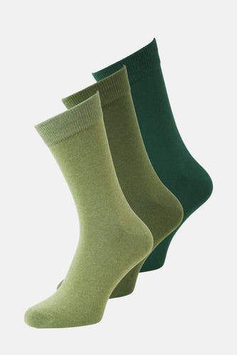 Chaussettes vertes multipack d'ACCESSORIES BY JACK & JONES, avec une subtile texture dans différentes teintes de vert.