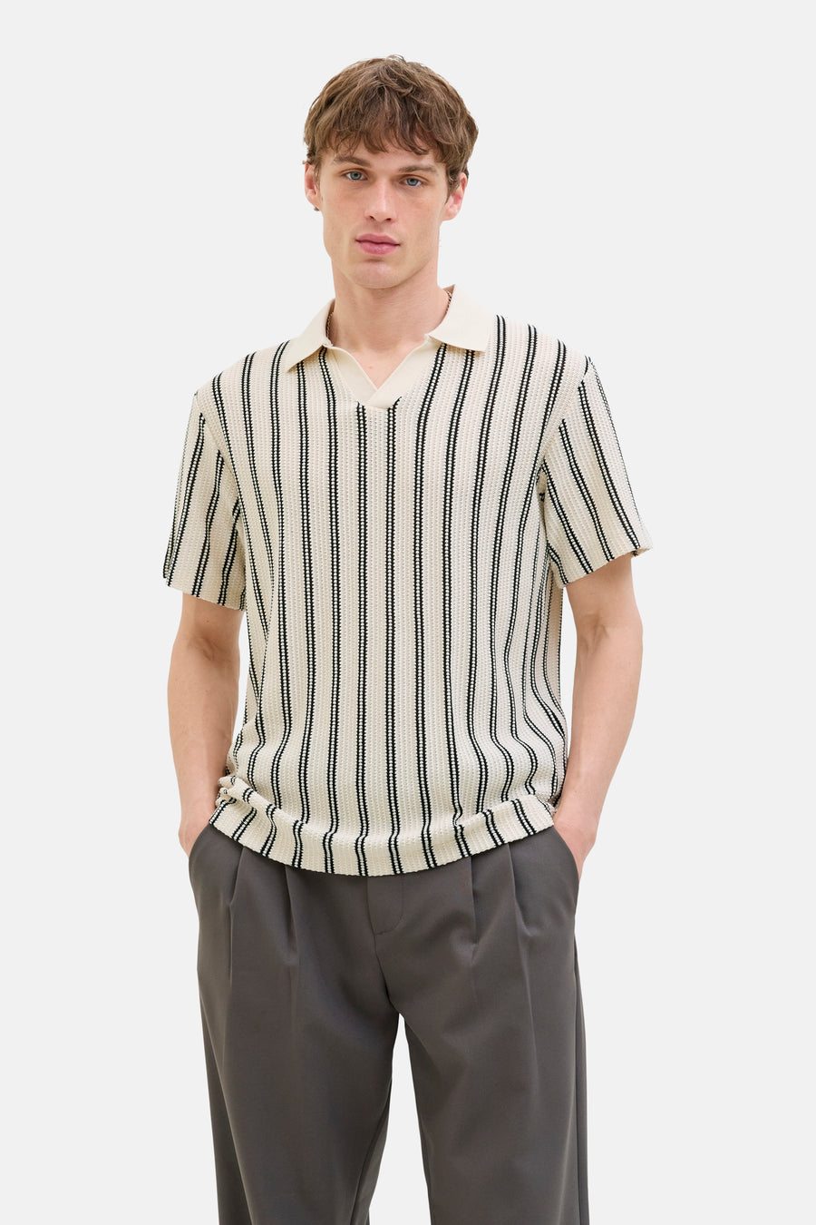 Polo à manches courtes - Beige - PREMIUM BLUE by JACK & JONES