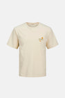 T-shirt (manches courtes) Écru - ORIGINALS BY JACK & JONES