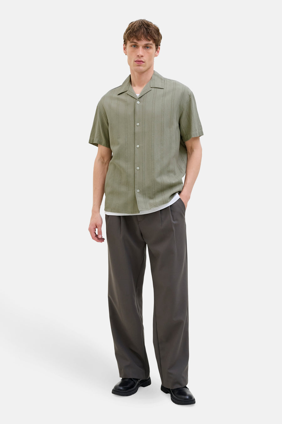 Chemise à manches courtes - vert - PREMIUM BLUE by JACK & JONES