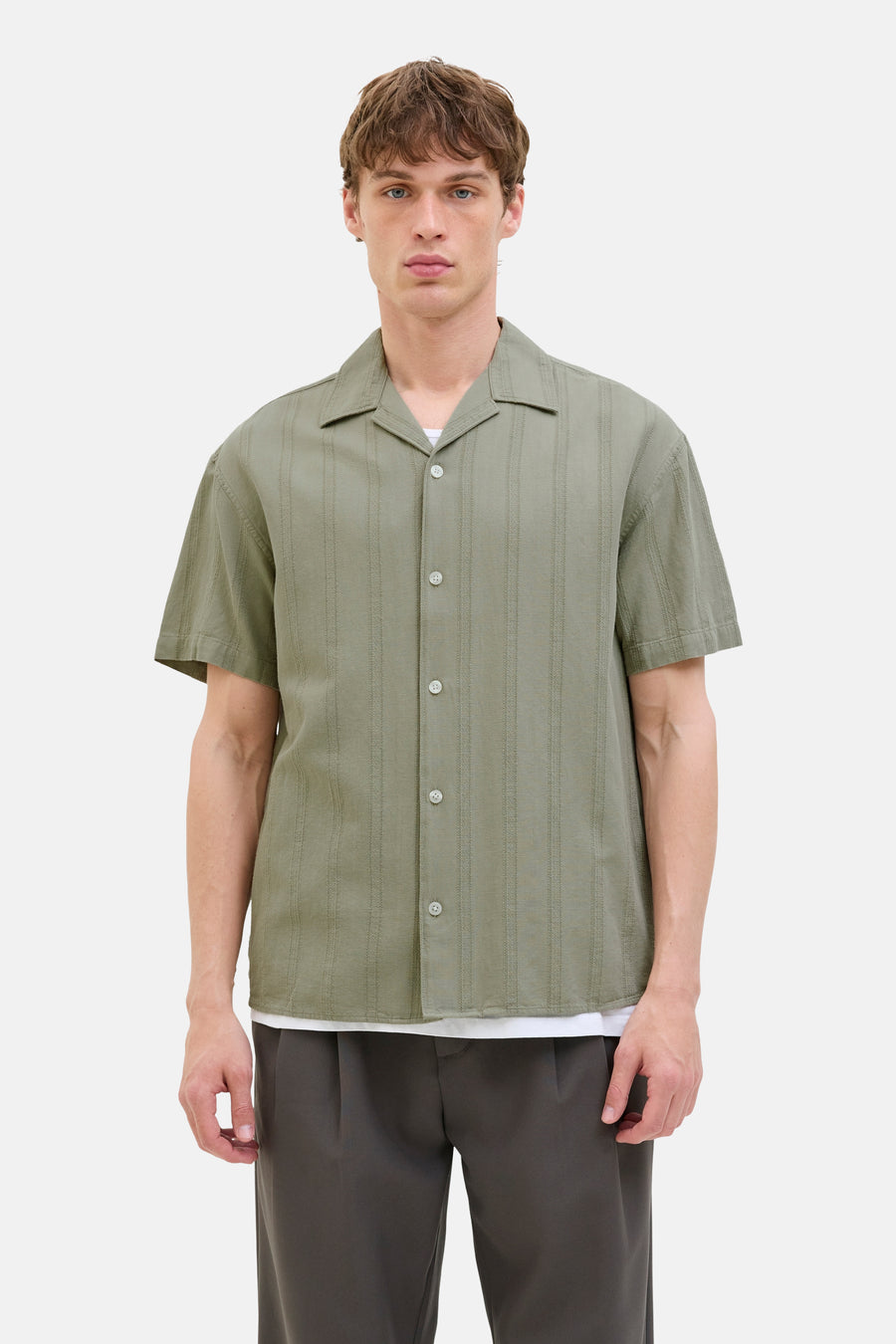 Chemise à manches courtes - vert - PREMIUM BLUE by JACK & JONES