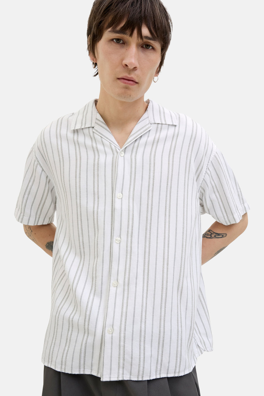 Chemise à manches courtes - Blanc - PREMIUM BLUE by JACK & JONES